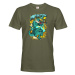 Pánské tričko s úžasným potiskem vtipného krokodýla - skvělý dárek na narozeniny