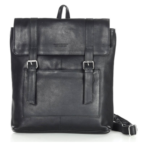 Kožený batoh Marco Mazzini VS91 černý Marco Mazzini handmade