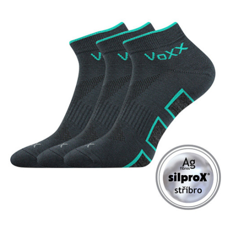 VOXX® ponožky Dukaton tmavě šedá 3 pár 100723