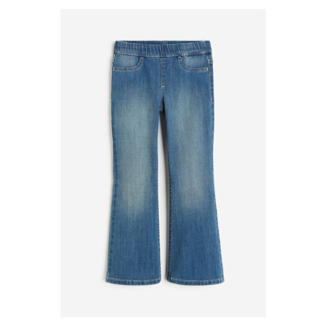 H & M - Superstretch Flare Fit Jeans - modrá H&M