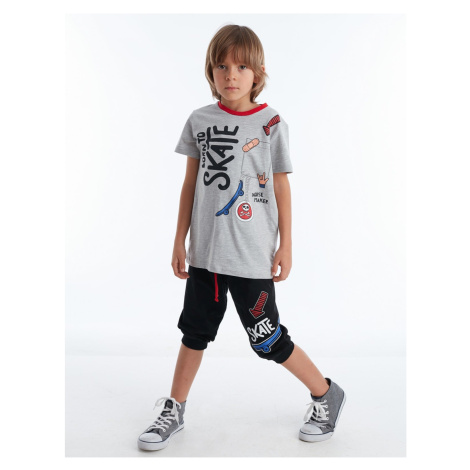 mshb&g Born To Skate Boy's T-shirt Capri Shorts Set