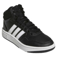 Juniorská rekreační obuv ADIDAS Hoops Mid 3.0 K core black cloud white grey six