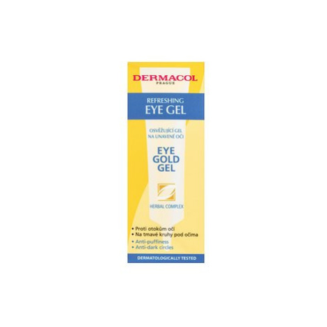 Dermacol Eye Gold Gel osvěžující oční gel proti vráskám, otokům a tmavým kruhům 15 ml