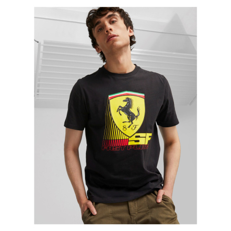 Černé pánské tričko Puma Ferrari Race