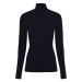 Tommy Hilfiger Sweater - TH ESS CABLE ROLL-NK SWEATER LS dark blue