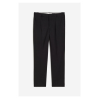 H & M - Společenské kalhoty - černá