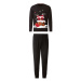 LIVERGY Pánské vánoční pyžamo (černá)