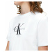 Calvin Klein Calvin Klein dámské bílé tričko MONOGRAM MODERN STRAIGHT CROP