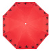 Mini Fiber Dreaming Cats - dámský skládací deštník, červený