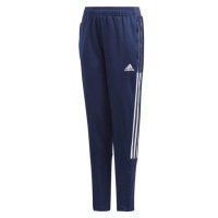 adidas TIRO 21 PANTS Chlapecké tréninkové tepláky, tmavě modrá, velikost