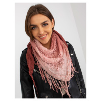 Dámský růžový mušelínový šátek