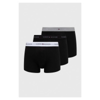 Boxerky Tommy Hilfiger 3-pack pánské, šedá barva, UM0UM02763