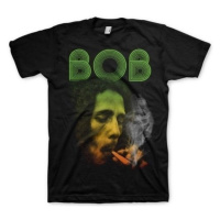 Bob Marley Tričko Smoking Da Erb Black