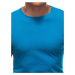 Buďchlap Tyrkysové bavlněné tričko s krátkým rukávem TSBS-0100