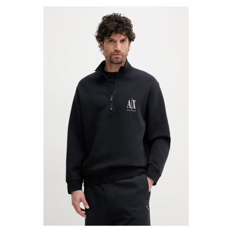 Mikina Armani Exchange pánská, tmavomodrá barva, s aplikací, XM000370 AF10818