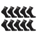 10PACK ponožky Styx kotníkové černé (10HK960) S