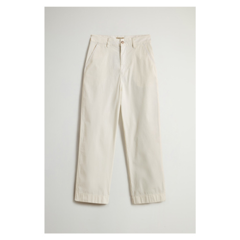 Kalhoty woolrich chino tapered trouser jet stream
