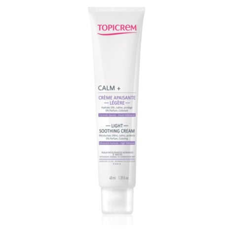 Topicrem UH FACE CALM+ Light Soothing Cream lehký zklidňující krém pro normální až smíšenou pleť
