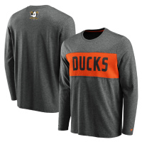 Anaheim Ducks pánské tričko s dlouhým rukávem Iconic Back to Basics Long Sleeve Shirt