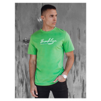 Dstreet Trendy zelené tričko s výrazným nápisem