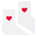 Tříčtvrteční ponožky Srdce Fusakle