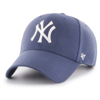 Čepice s vlněnou směsí 47brand MLB New York Yankees fialová barva, s aplikací