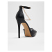 Černé dámské sandály na vysokém podpatku ALDO Prisilla