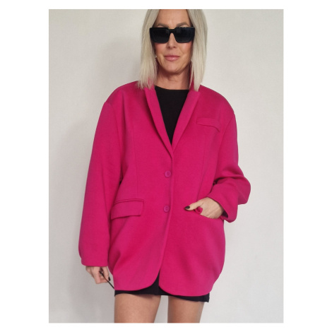 Růžová dámská saka