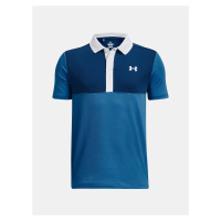 Modré klučičí sportovní polo tričko Under Armour Perf