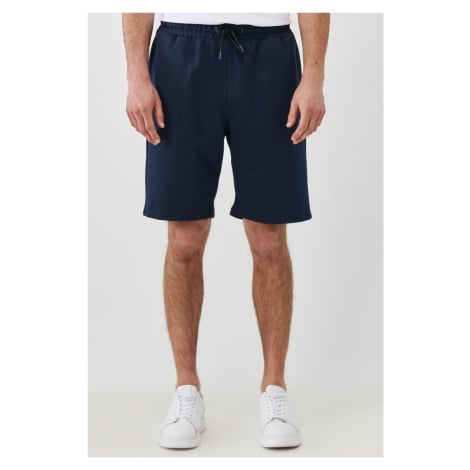AC&Co / Altınyıldız Classics Men's Navy Blue Standard Fit Daily Casual Sports Knitted Shorts.