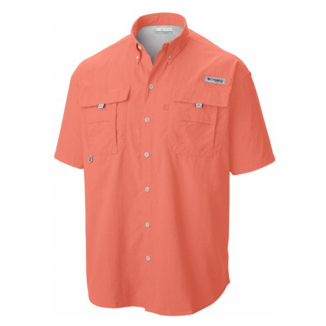 Košile Columbia Bahama II SS Shirt M - červená/oranžová