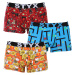 3PACK pánské boxerky Styx art sportovní guma vícebarevné (3G12914)