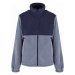 Urban Classics / Ladies Double Polarfleece Jacket navy/cloudsky