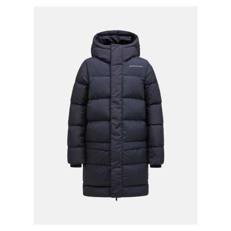 Kabát peak performance jr long puffer black