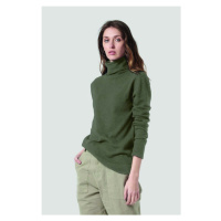 Rolák la martina woman turtle neck sweater wool zelená