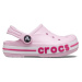 Crocs BAYABAND CLOG T Dětské pantofle, růžová, velikost 23/24