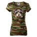 Dámské tričko s potiskem Knírač -  tričko pro milovníky psů