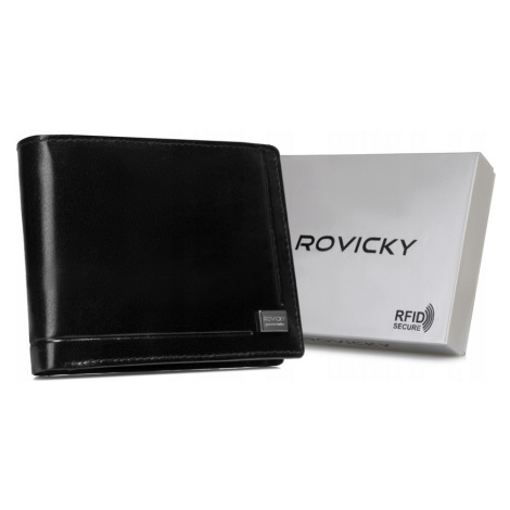 Velká kožená pánská peněženka s RFID systémem Rovicky