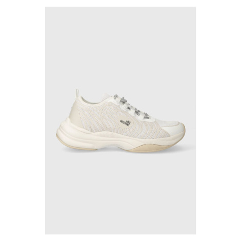 Sneakers boty Love Moschino bílá barva, JA15315G1IIZX10B