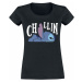 Lilo & Stitch Stitch Chillin Dámské tričko černá