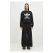 Bavlněné tepláky adidas Originals Essentials Pintuck Wide Leg černá barva, IW5739