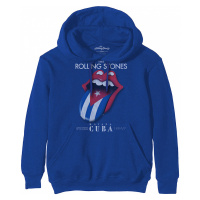 Rolling Stones mikina, Havana Cuba Hoodie Blue, pánská