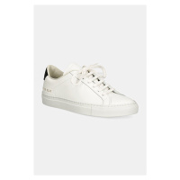 Kožené sneakers boty Common Projects Retro Classic bílá barva, 6165