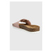 Semišové pantofle Barbour Benton dámské, růžová barva, LFO0710PI12