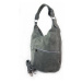Kožená kabelka přes rameno Vera Pelle W345R šedá