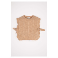 DEFACTO Baby Girl Crew Neck Cardigan