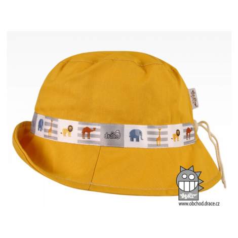 Bavlněný letní klobouk Dráče - Palermo 30, hořčicová světlá, safari Barva: Žlutá