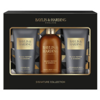 Baylis & Harding Black Pepper & Ginseng dárková sada (na obličej, tělo a vlasy) pro muže