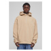 Urban Classics / Oversized Polar Fleece Half Zip Hoody wetsand