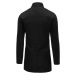 Černý pánský kabát na zip CX0436